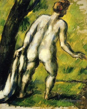 Nu œuvres - Baigneuse du dos Paul Cézanne Nu impressionniste